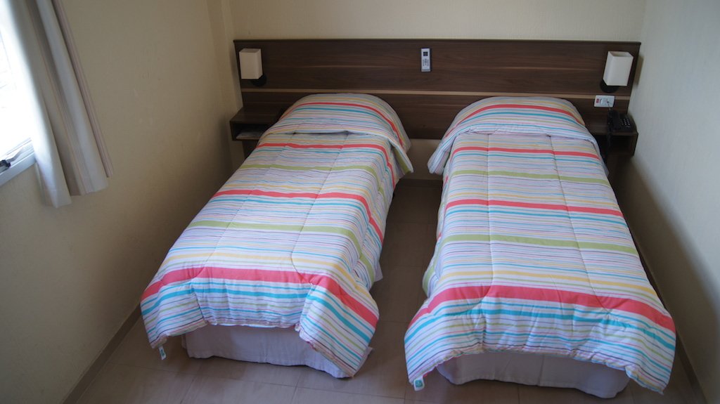 Astro Hotel twin room with two single beds