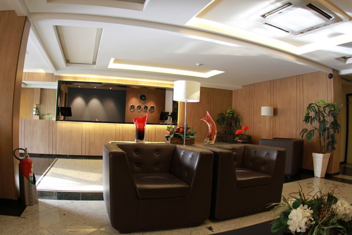 Hotel lounge area